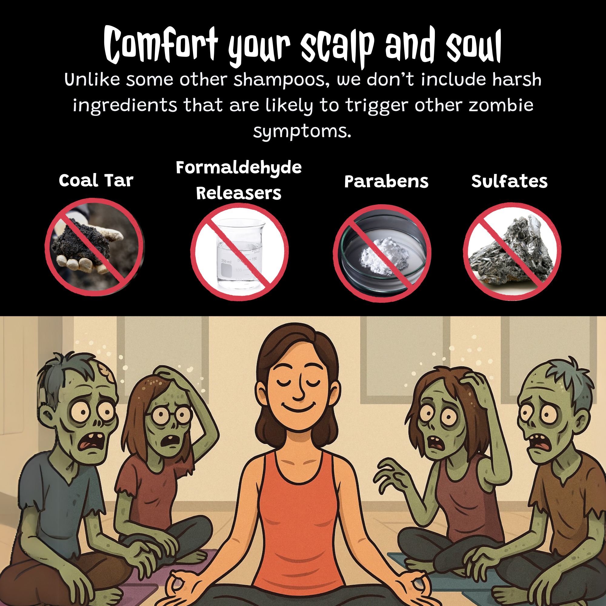 Dandruff Slayin' Zombie Shampo